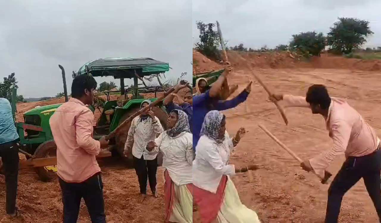 Medak: Land grabbers attack tribal farmers as police watch