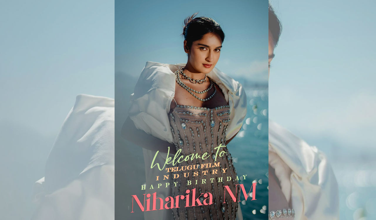 Geetha Arts releases splendid poster welcoming Niharika NM to Telugu Film Industry