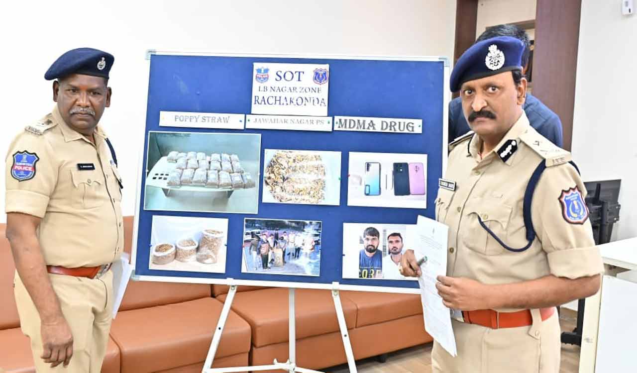 Hyderabad: Rachakonda Special Operations Team arrests drug smugglers