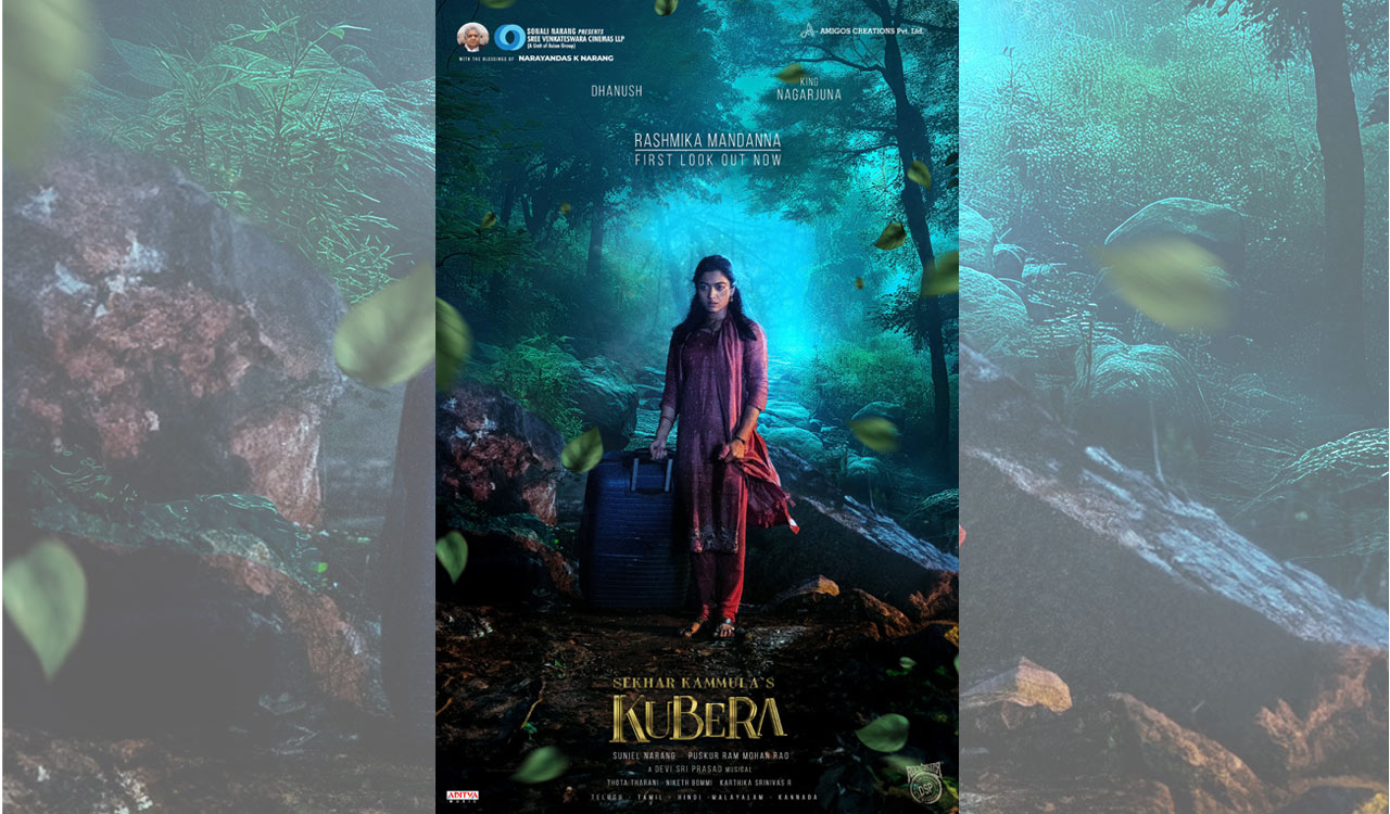 First look of Rashmika Mandanna from ‘Kubera’ unveiled