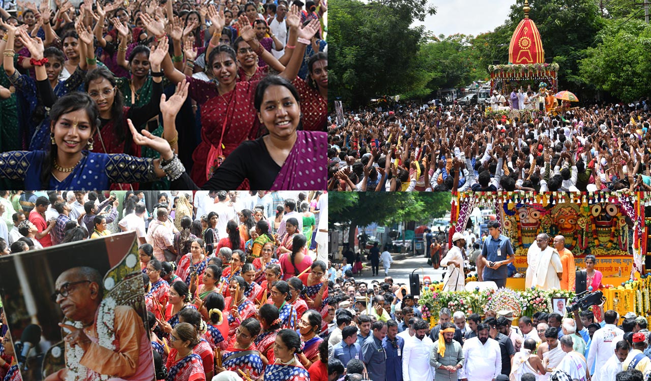 Hyderabad: City abuzz with devotees for Jagannatha Ratha Yatra Celebrations