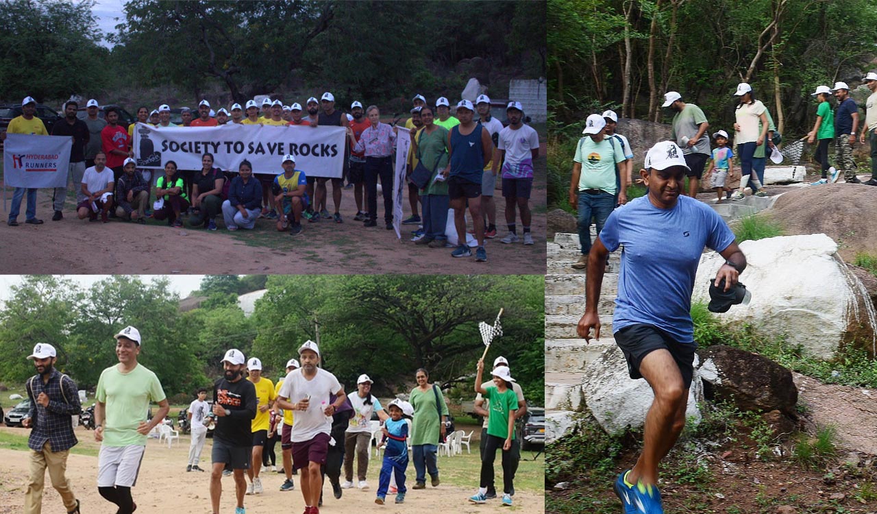 Society to Save Rocks organised Run for Rocks event in Hyderabad ...