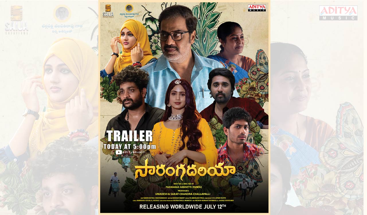 Actor Nikhil launches trailer of Raja Raveendar-starrer ‘Sarangadariya’