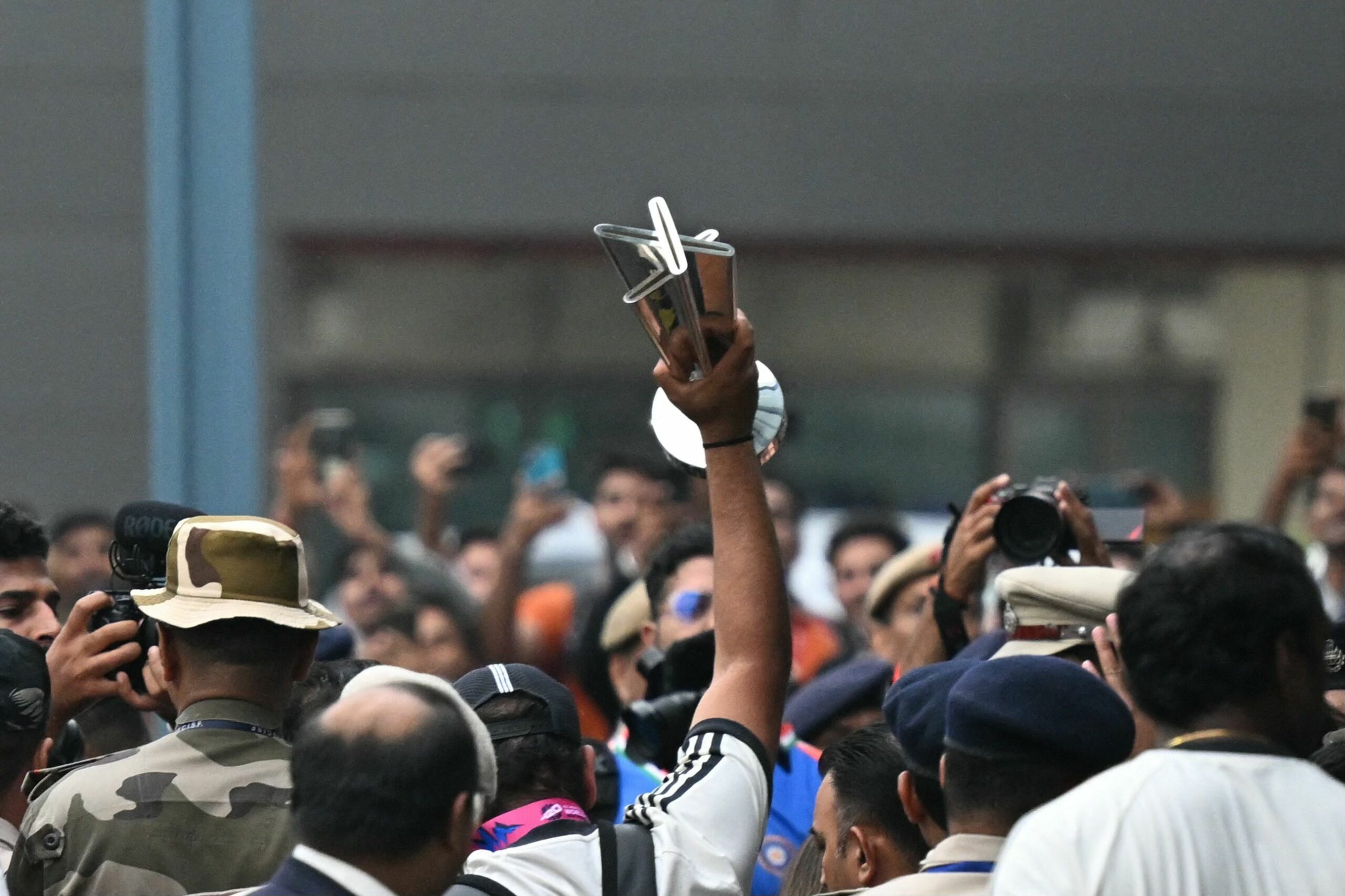 T20 World Cup Champions arrive to a grand welcome in India