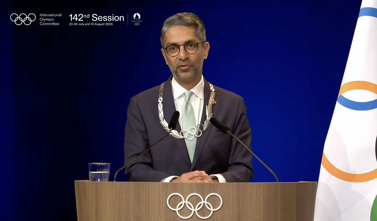 Abhinav Bindra receives Olympic Order at IOC Session