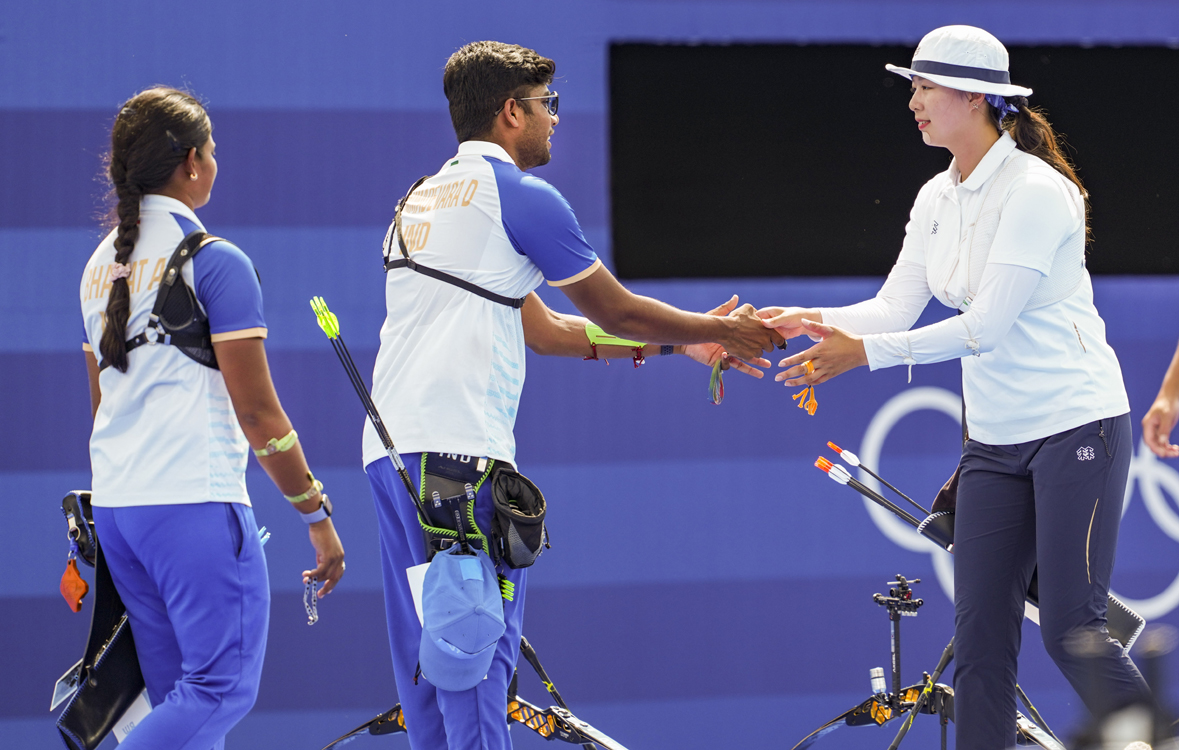 Indian mixed archery team loses 2-6 to USA in Paris Olympics bronze match