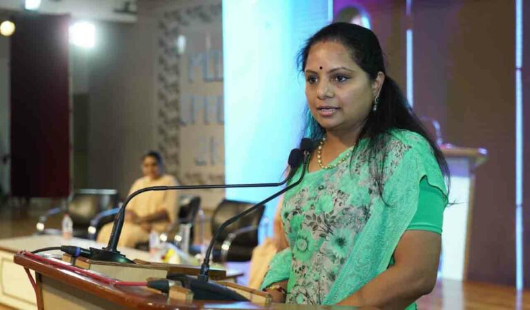 Kavitha criticised the Congress government for failing to fullfill its election promises and arresting those who are questioning its policies.