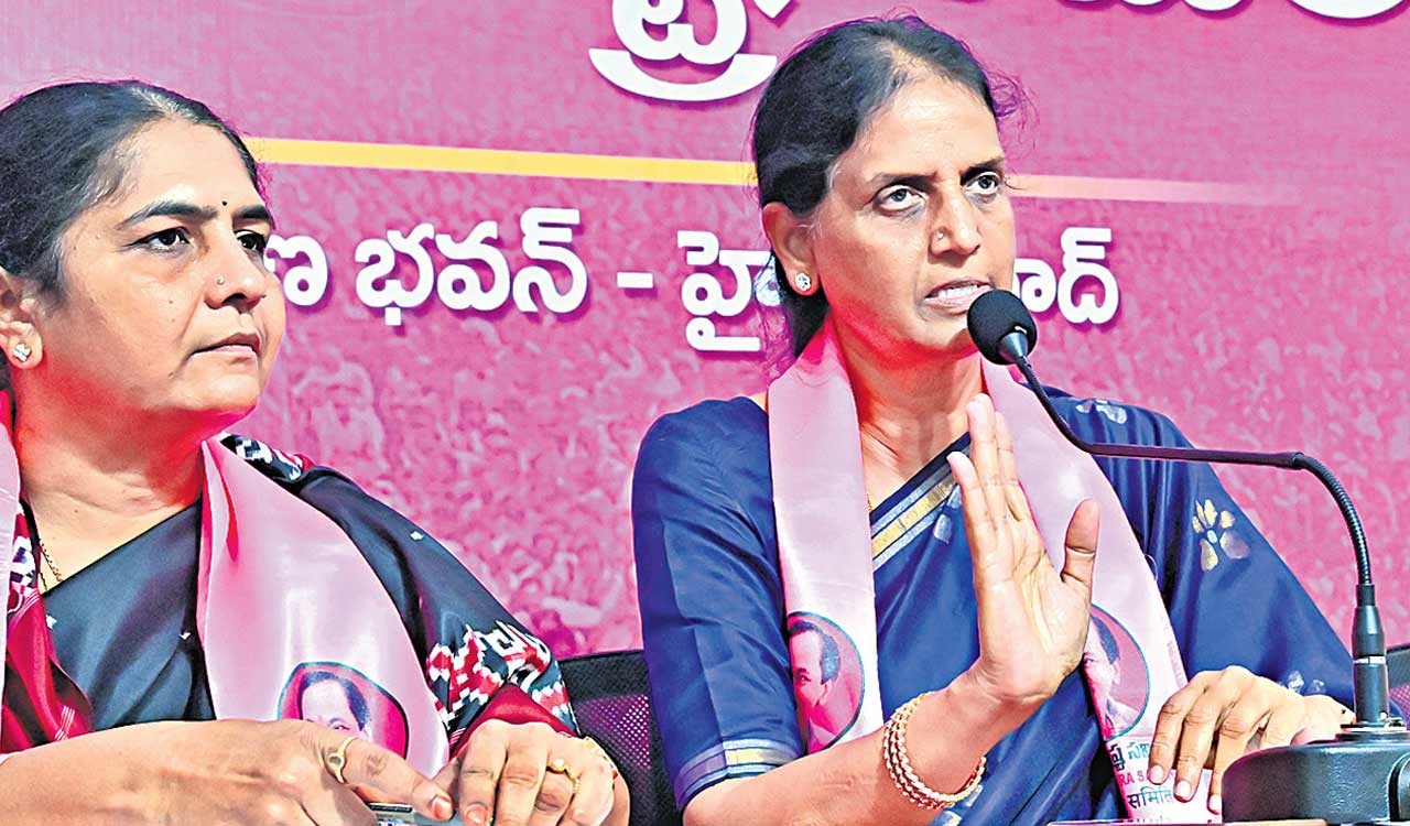 BRS women legislators demand accountability from Congress on women’s safety