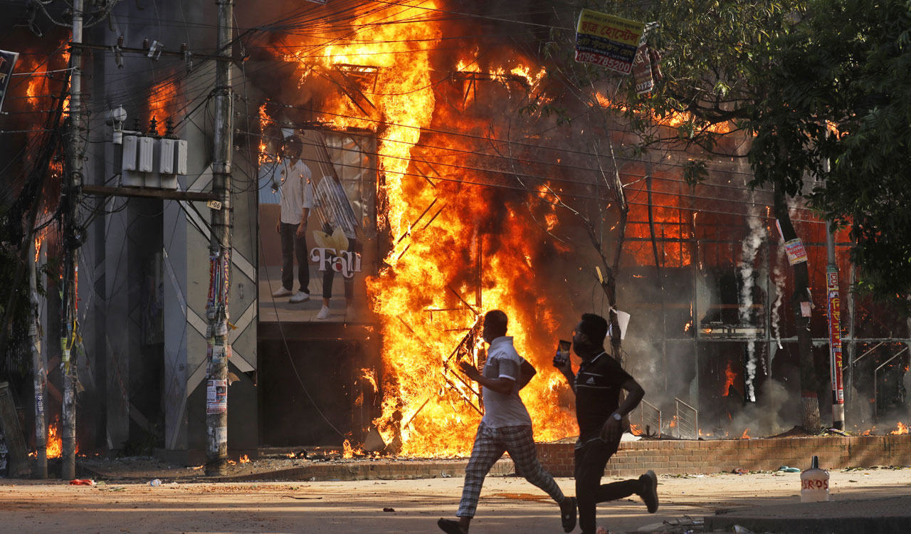 Amid violent protests, India asks citizens to avoid travelling to Bangladesh