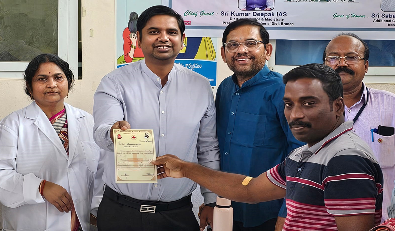 Nearly 200 units of blood donated in Mancherial