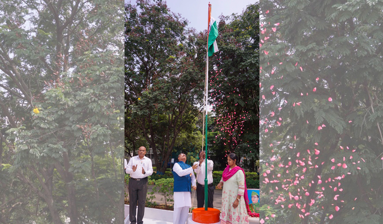Hyderabad: Independence Day celebrated at CBIT