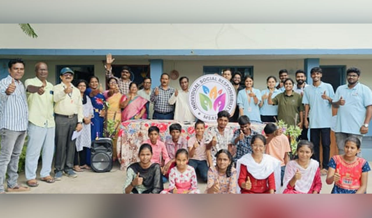 MS Agarwal Foundries organises life skills sessions at ZPHS Rangaiapalle