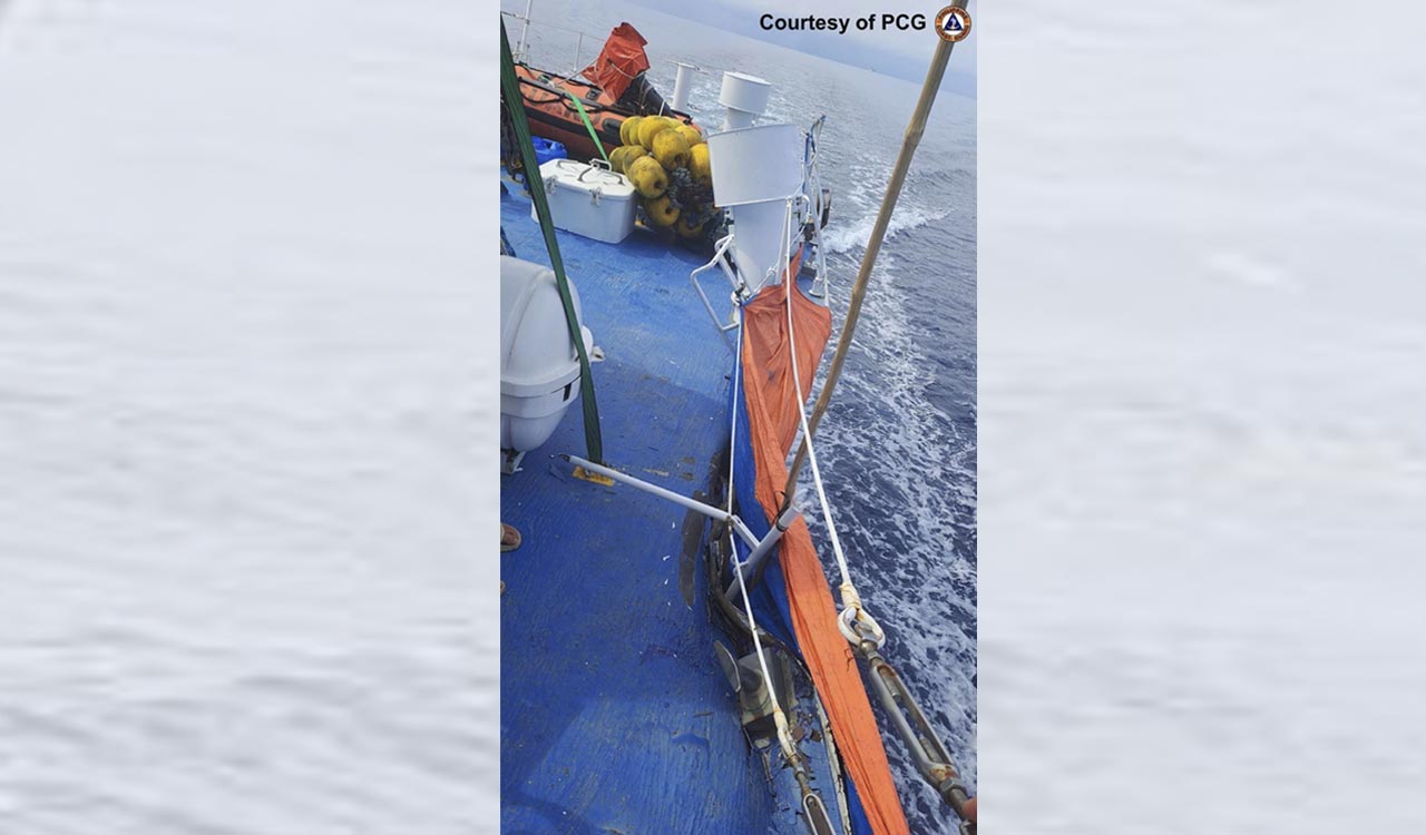 Chinese, Philippine ships collide again; countries trade blame