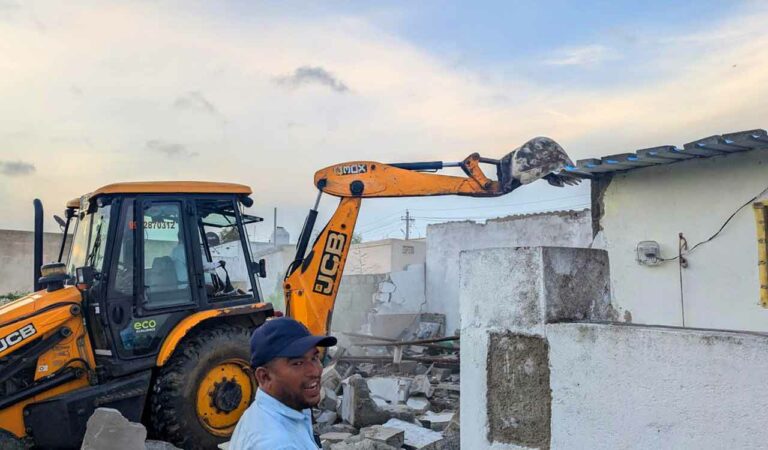 Demolition drive