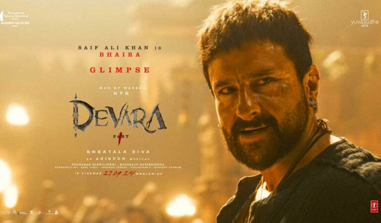 Devara – Part 1: Saif Ali Khan’s character Bhaira unveiled on his birthday