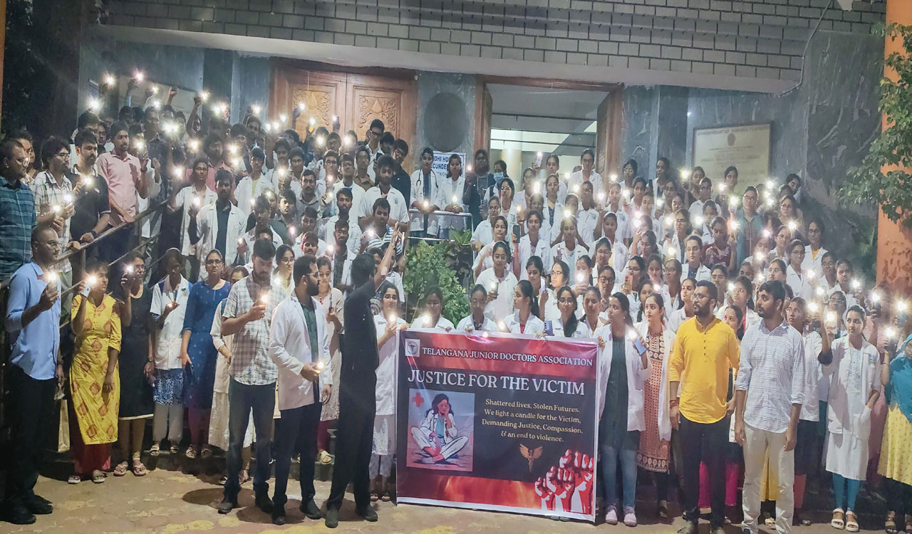 Doctors in TS demand for better security in government hospitals, following Kolkata incident