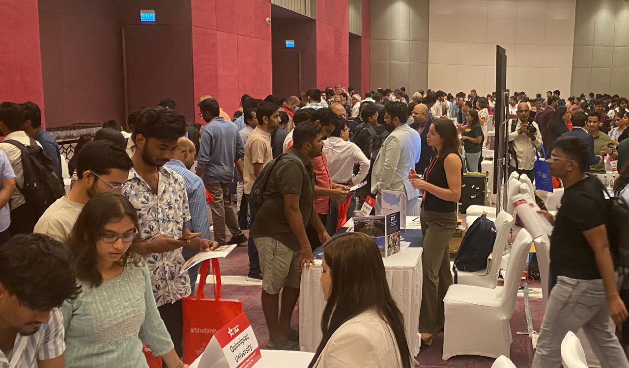 Hyderabad EducationUSA University Fair 2024 held on August 16