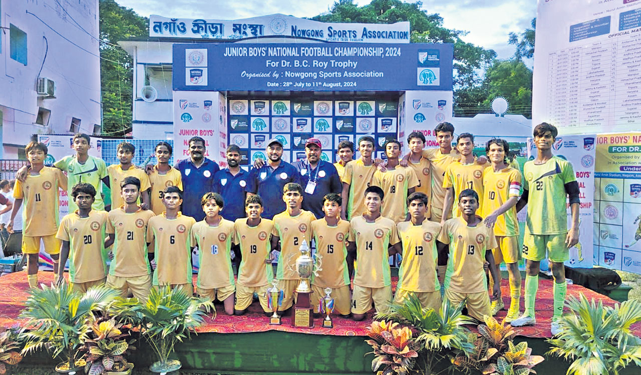 Telangana Dr BC Roy Football champions