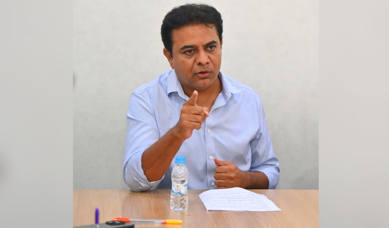 Galli Mein Dosti, Dilli Mein Kusti: KTR questions Congress double standards on Adani