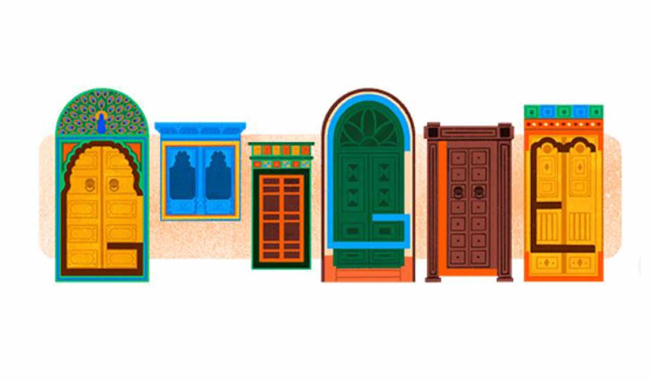 Google Doodle Marks India’s Independence Day with architecture theme