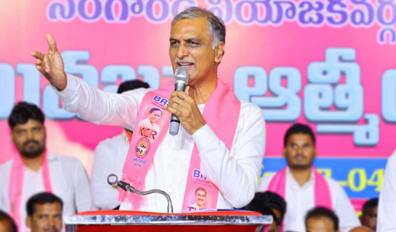 Harish slams Congress government for closure of 43 schools in tribal areas