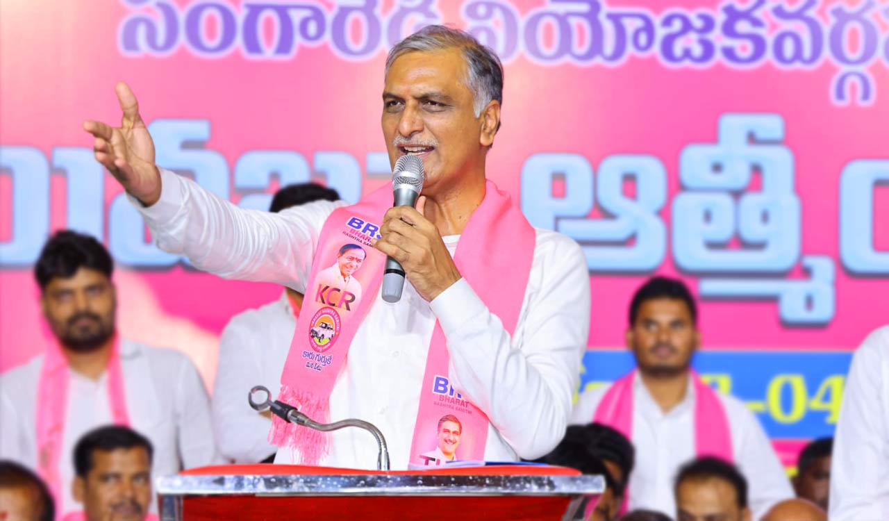 Hyderabad: Harish Rao slams Congress government for neglecting gram ...