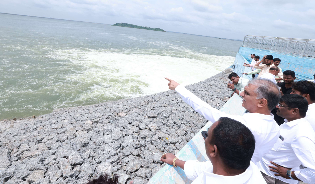 Harish Rao questions Congress claims of Kaleshwaram being failure