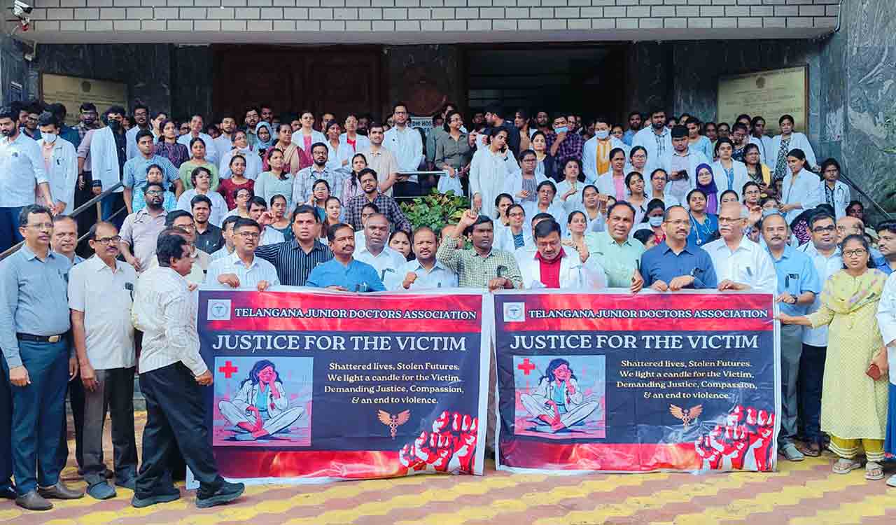 Hyderabad: Govt hospitals’ outpatient services disrupted by protests over Kolkata doctor’s rape-murder