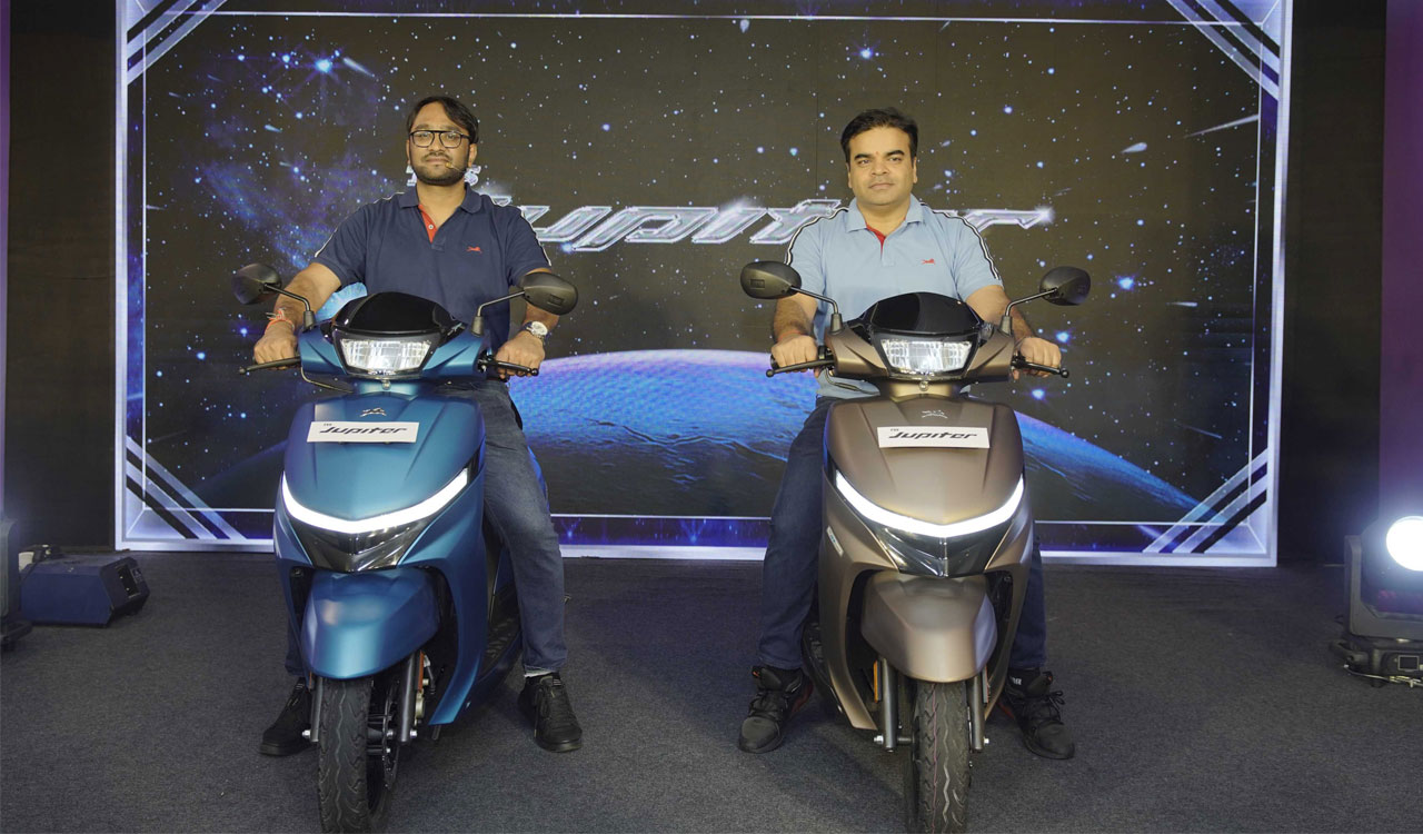 TVS Motor Company launches new Jupiter 110 in Hyderabad