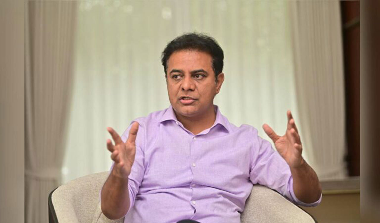 KTR hits out at Congress