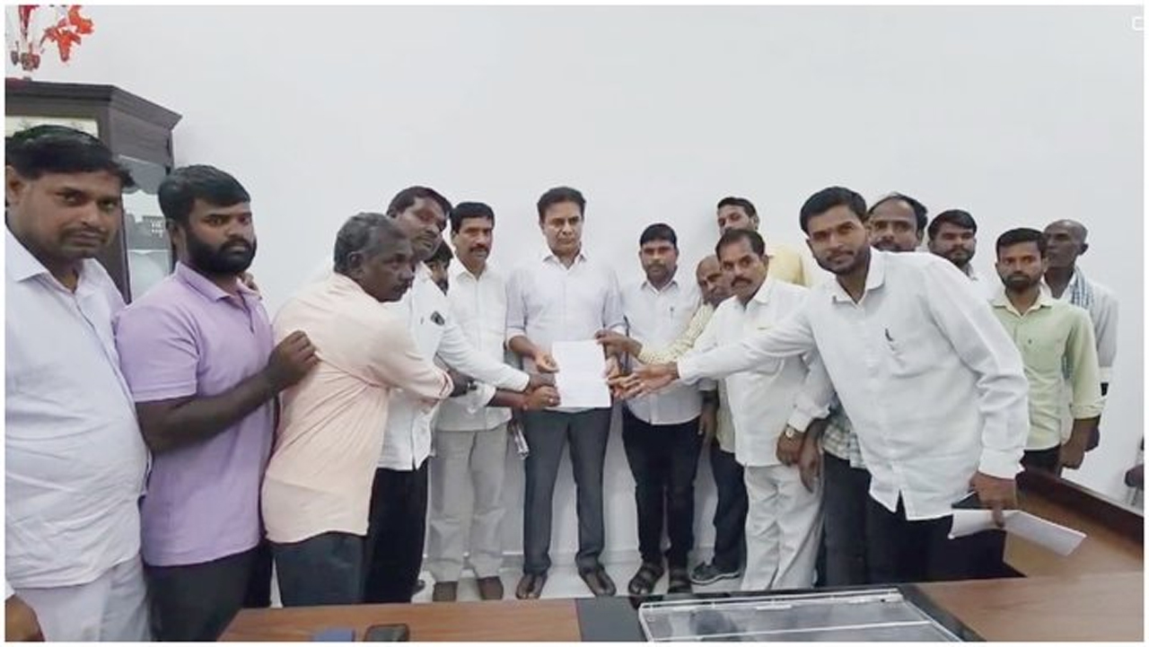 Farmers from Kodangal seek KTR’s support in fight against land acquisition for pharma companies