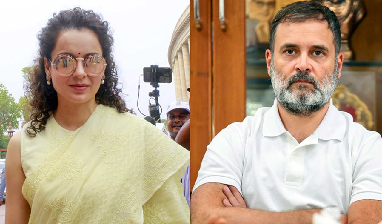 Kangana Ranaut slams Rahul Gandhi as “most dangerous man” over Hindenburg comment-Telangana Today