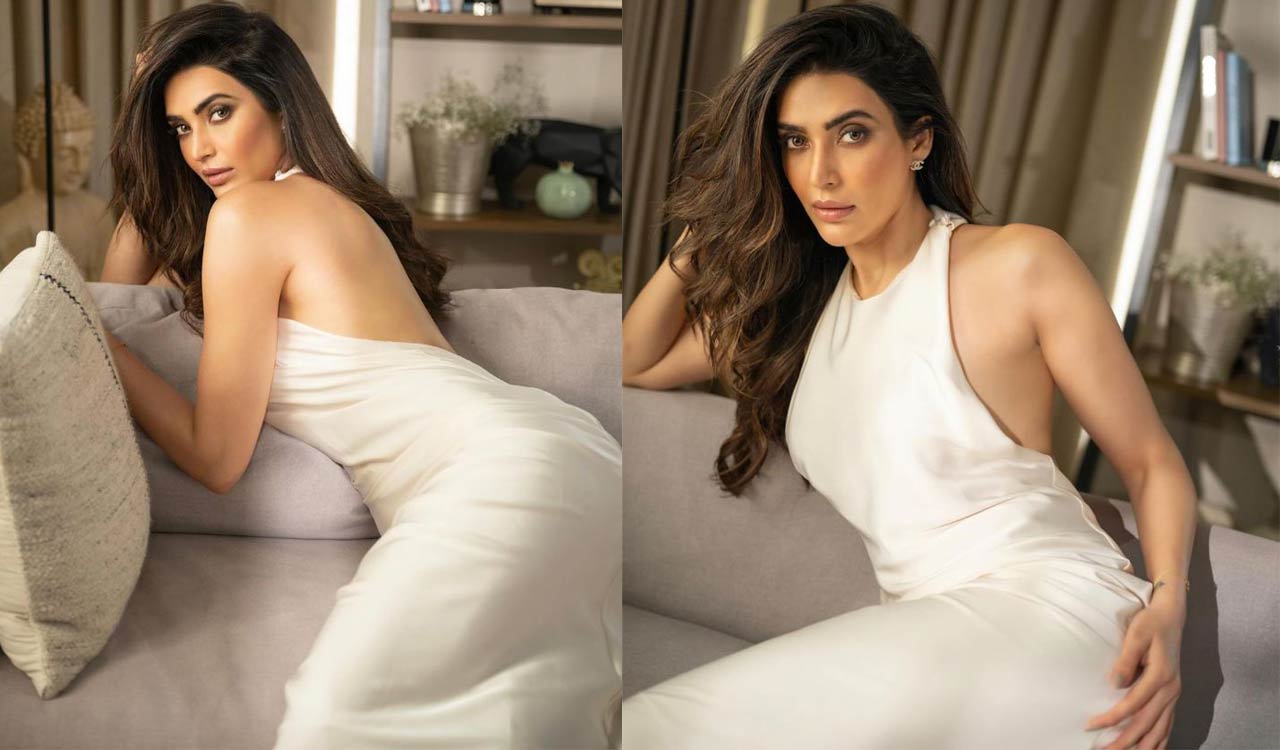 Karishma Tanna stuns in all-white outfit