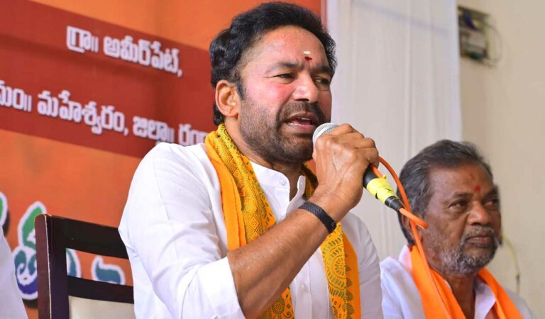 Congress failed farmers, says Kishan Reddy