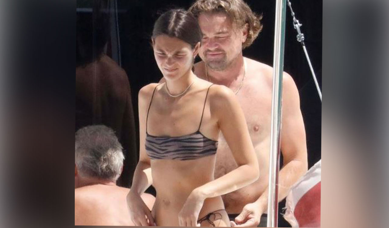 Leonardo DiCaprio on a vacation with model Vittoria Ceretti in Italy