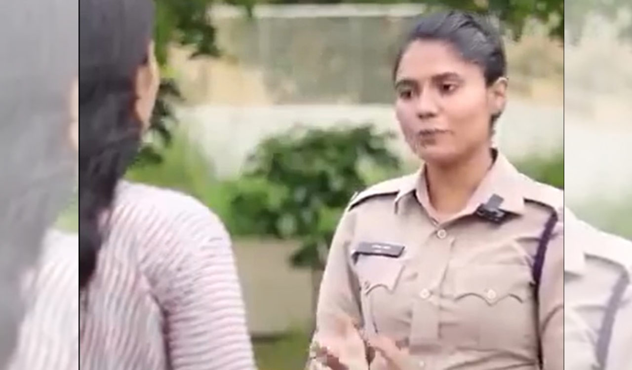 MP woman constable promotes coaching centre in uniform, suspended