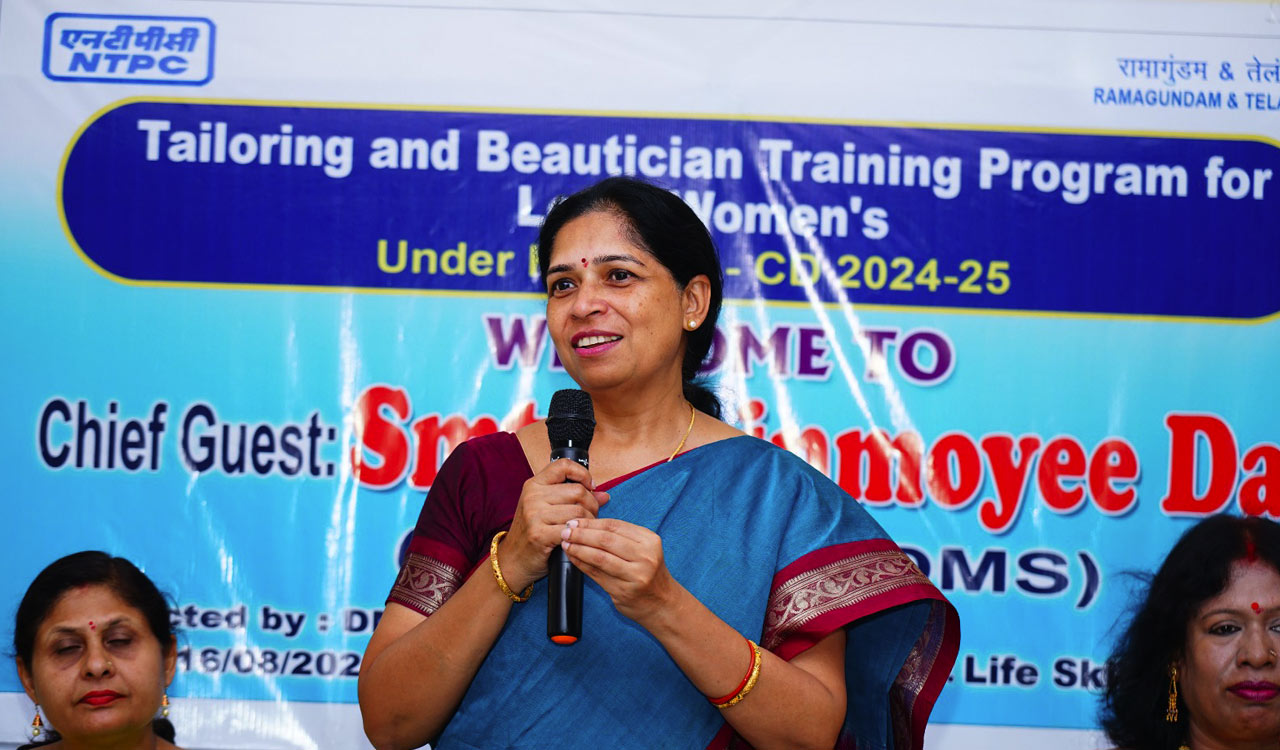 NTPC launches three-month tailoring, beautician programme for women