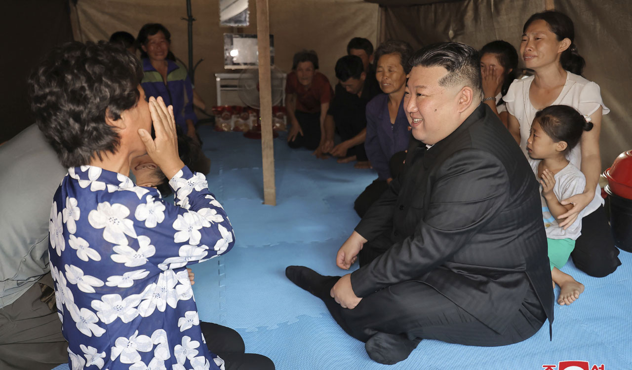 North Korean leader Kim not to seek outside help to recover from floods