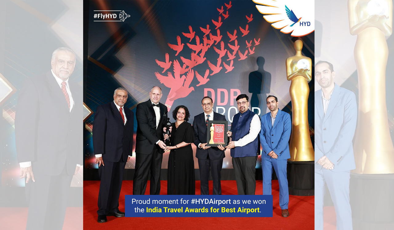RGIA Hyderabad wins best airport award for third consecutive year