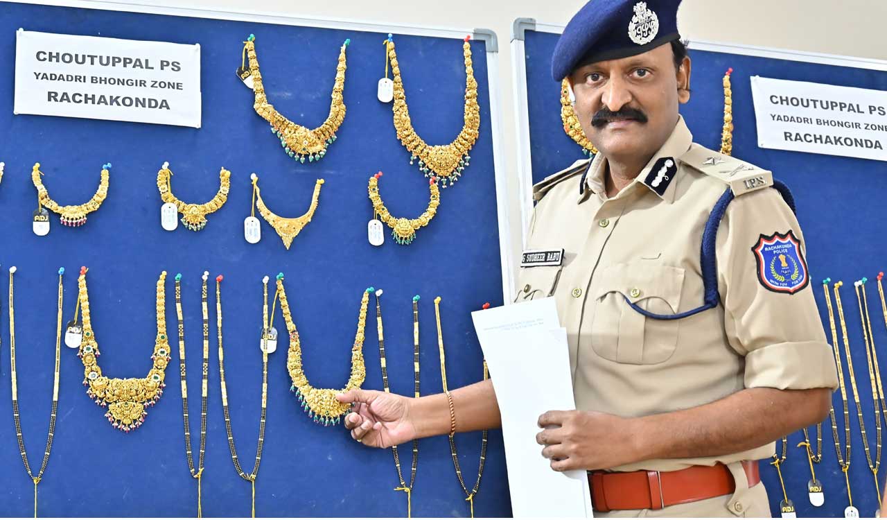 Rachakonda Police arrest inter-State gang member; recover 1,832 grams of gold