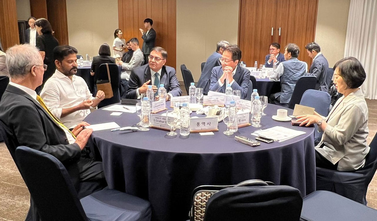 CM Revanth pitches Warangal textile park as ideal destination for Korean firms