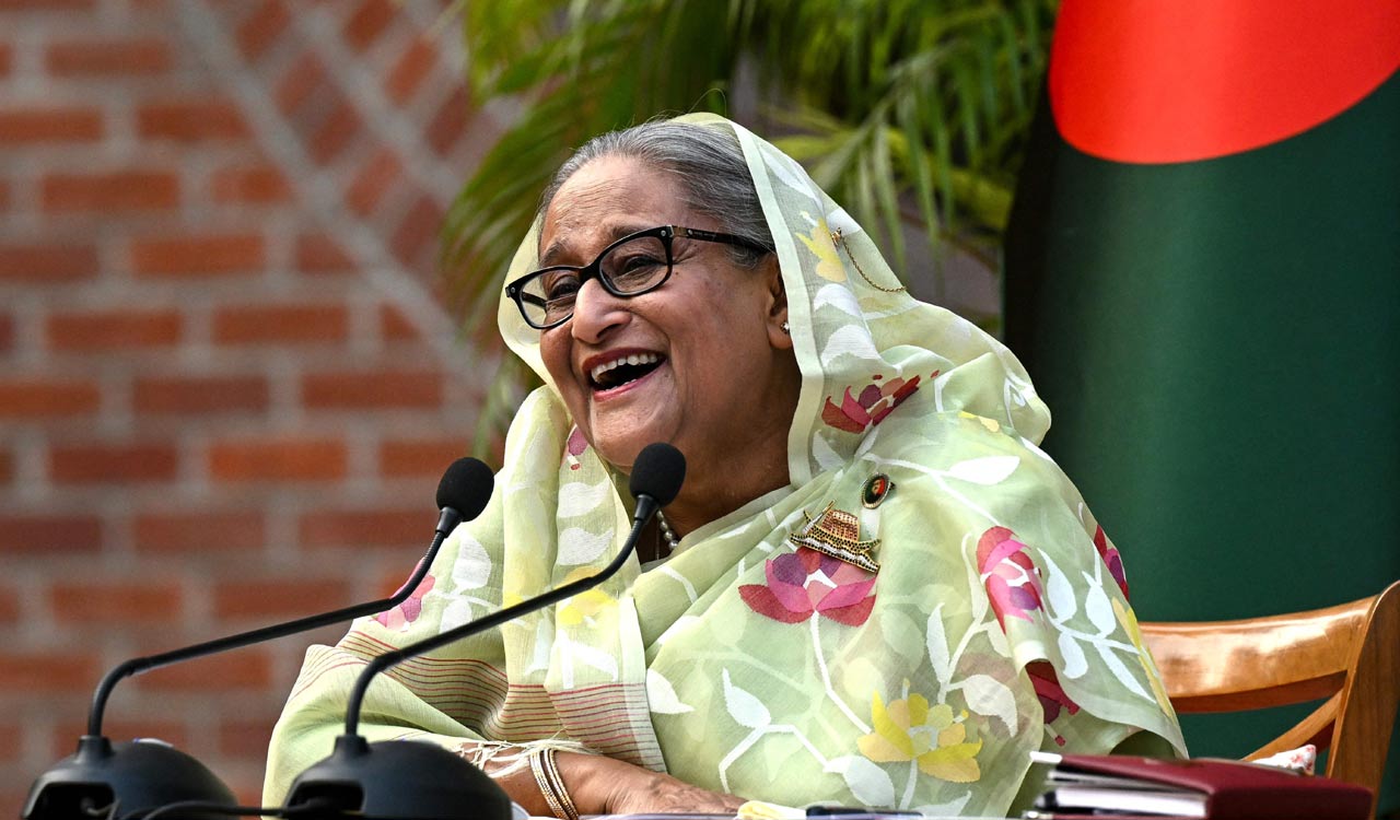 Sheikh Hasina lands in Hindon hours after resigning as PM; NSA Doval meets her