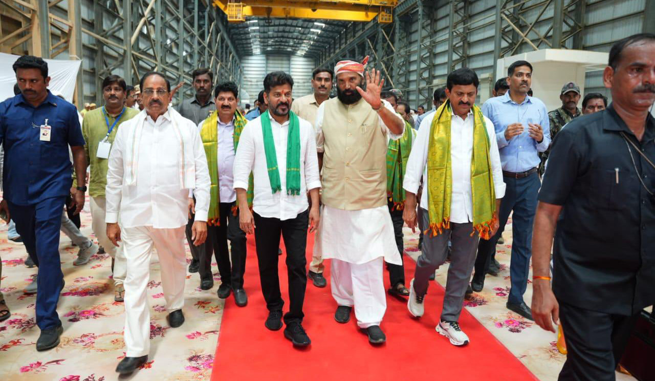 CM Revanth Reddy starts Sitarama project pump house, announces Rs 2 lakh crop loan waiver