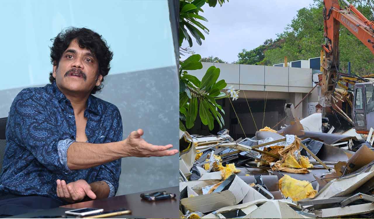 Telugu actor Nagarjuna responds to HYDRA demolition; says N Convention is not illegal