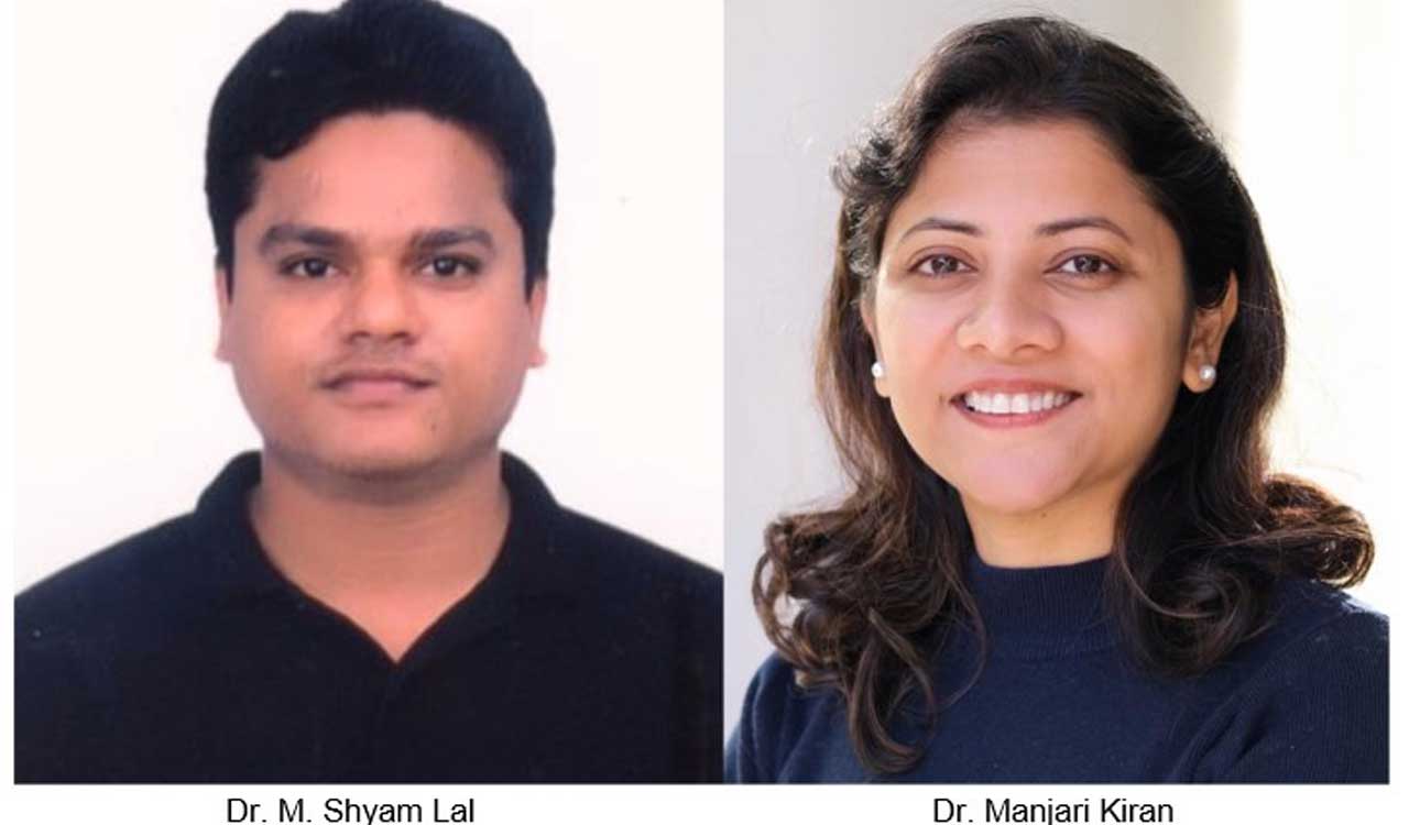 Two UoH faculty members receive ‘Har Gobind Khorana Innovative Young Biotechnologist’ Award