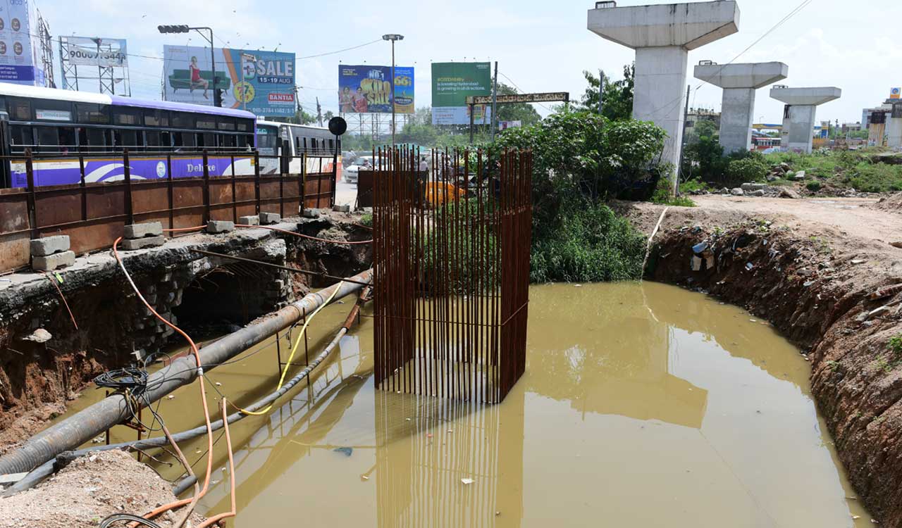 Hyderabad Rains: Battered roads in city turn hazardous for commuters