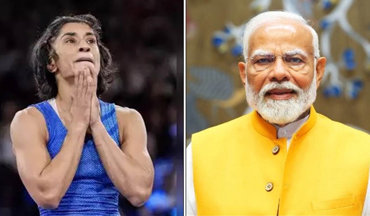 Vinesh, you are a champion, says PM Modi after Olympics heartbreak