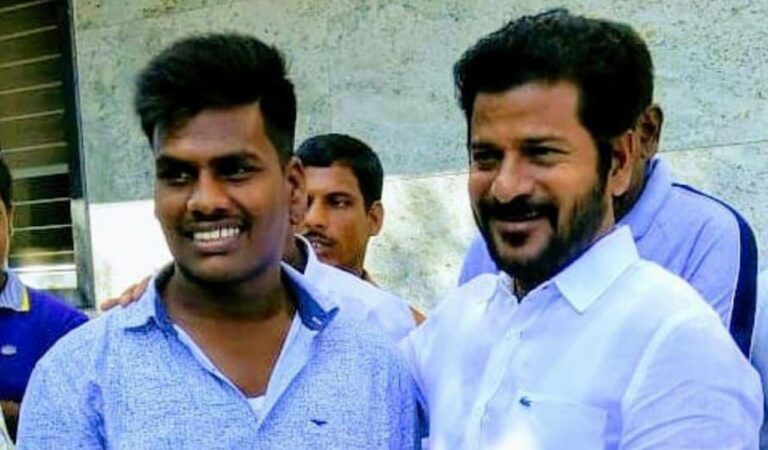 Revanth Reddy with accused
