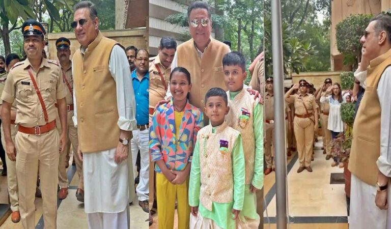 Boman Irani celebrates Independence Day with Mumbai police