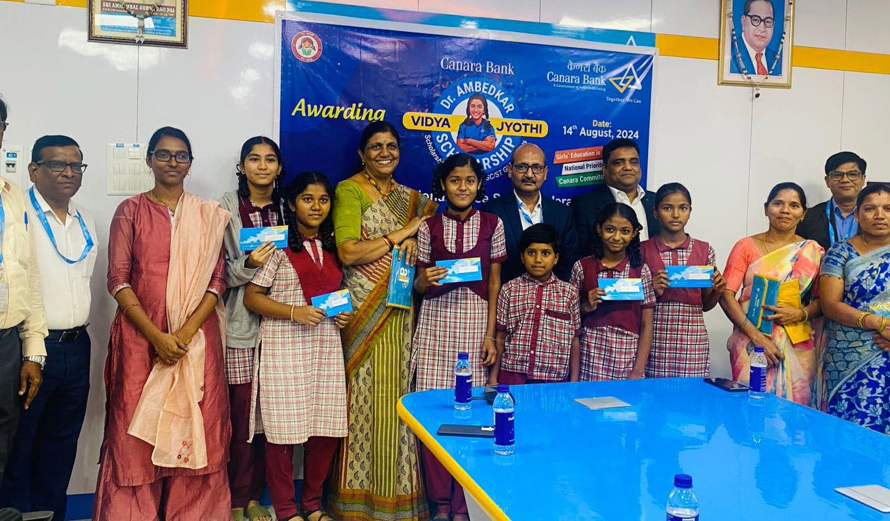 Hyderabad: BR Ambedkar Canara Vidya Jyothi scholarships distributed